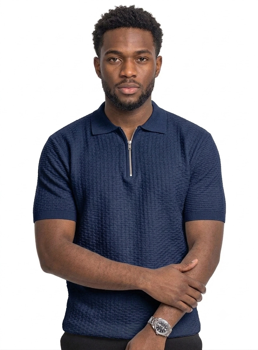 Polo Neck Zipper